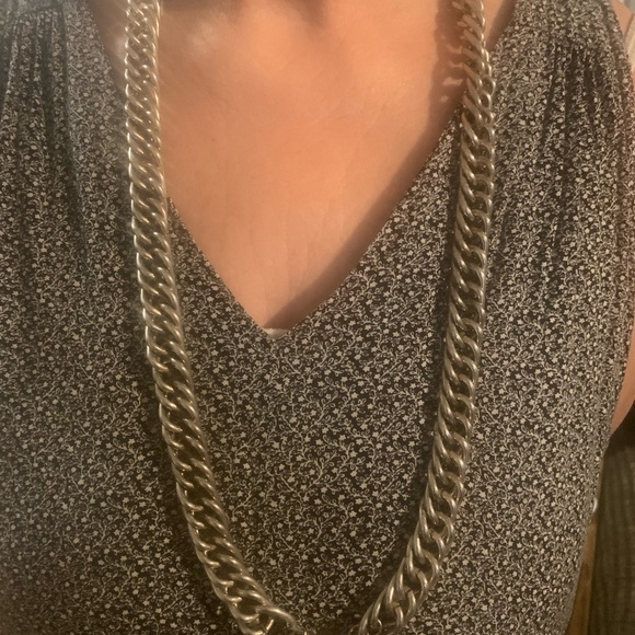 30 inch Vintage Thick & Very Heavy Chain Necklace by Anne Klein - G50 - Picture 8 of 8